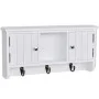 Armario de pared para llaves y joyas con puertas y ganchos de vidaXL, Taquillas y armarios de almacenamiento - Ref: Foro24-24...