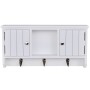 Armario de pared para llaves y joyas con puertas y ganchos de vidaXL, Taquillas y armarios de almacenamiento - Ref: Foro24-24...