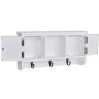 Armario de pared para llaves y joyas con puertas y ganchos de vidaXL, Taquillas y armarios de almacenamiento - Ref: Foro24-24...
