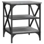 Mesa auxiliar madera contrachapada gris Sonoma 40x42x50 cm de vidaXL, Mesas auxiliares - Ref: Foro24-825778, Precio: 42,20 €,...