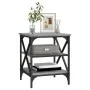 Mesa auxiliar madera contrachapada gris Sonoma 40x42x50 cm de vidaXL, Mesas auxiliares - Ref: Foro24-825778, Precio: 42,20 €,...