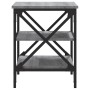Mesa auxiliar madera contrachapada gris Sonoma 40x42x50 cm de vidaXL, Mesas auxiliares - Ref: Foro24-825778, Precio: 43,03 €,...
