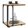 Side table with Sonoma oak wood wheels 50x35x55.5 cm by vidaXL, Side tables - Ref: Foro24-825808, Price: 50,08 €, Discount: %