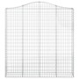 Cestas de gaviones 2 uds forma de arco hierro 200x30x200/220 cm de vidaXL, Maceteros y jardineras - Ref: Foro24-3145535, Prec...