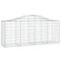 Cestas de gaviones 13 uds forma de arco hierro 200x50x80/100 cm de vidaXL, Maceteros y jardineras - Ref: Foro24-3145630, Prec...