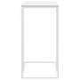 Mesa auxiliar de madera contrachapada blanco 40x30x59 cm en Mesas de centro | Comprar online en Foru.es