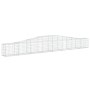 Cestas de gaviones 10 uds forma de arco hierro 400x30x40/60 cm de vidaXL, Maceteros y jardineras - Ref: Foro24-3145795, Preci...