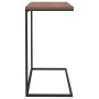 Mesa auxiliar de madera contrachapada negro 55x35x66 cm en Mesas de centro | Comprar online en Foru.es