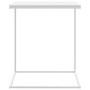 Mesa auxiliar de madera contrachapada blanco 55x35x66 cm en Mesas de centro | Comprar online en Foru.es