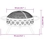 Brasero con atizador acero XXL 70 cm de vidaXL, Chimeneas - Ref: Foro24-360058, Precio: 125,30 €, Descuento: %