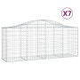 Cestas de gaviones 7 uds forma de arco hierro 200x50x80/100 cm de vidaXL, Maceteros y jardineras - Ref: Foro24-3145624, Preci...