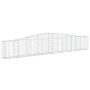Cestas de gaviones 7 uds forma de arco hierro 400x30x60/80 cm de vidaXL, Maceteros y jardineras - Ref: Foro24-3145805, Precio...
