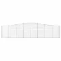 Gabion baskets 5 pcs arc shape iron 400x30x80/100 cm by vidaXL, Pots and planters - Ref: Foro24-3145816, Price: 640,42 €, Dis...
