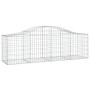 Cestas de gaviones 12 uds forma de arco hierro 200x50x60/80 cm de vidaXL, Maceteros y jardineras - Ref: Foro24-3145608, Preci...