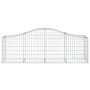 Cestas de gaviones 12 uds forma de arco hierro 200x50x60/80 cm de vidaXL, Maceteros y jardineras - Ref: Foro24-3145608, Preci...