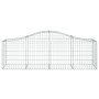 Cestas gaviones 2 uds forma de arco hierro 200x50x60/80 cm de vidaXL, Maceteros y jardineras - Ref: Foro24-3145598, Precio: 1...