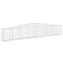 Cestas de gaviones 15 uds forma de arco hierro 400x30x60/80 cm de vidaXL, Maceteros y jardineras - Ref: Foro24-3145809, Preci...