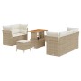 Conjunto de sofá de jardín 8 pcs Beige ratán sintético en Sofás de exterior | Comprar online en Foru.es