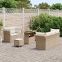 Conjunto de sofá de jardín 8 pcs Beige ratán sintético en Sofás de exterior | Comprar online en Foru.es