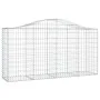 Cestas de gaviones 15 uds forma de arco hierro 200x50x100/120cm de vidaXL, Maceteros y jardineras - Ref: Foro24-3145653, Prec...