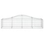 Cestas de gaviones 40 uds forma de arco hierro 200x50x40/60 cm de vidaXL, Maceteros y jardineras - Ref: Foro24-3145595, Preci...