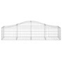 Cestas de gaviones 6 uds forma de arco hierro 200x50x40/60 cm de vidaXL, Maceteros y jardineras - Ref: Foro24-3145581, Precio...