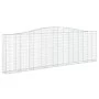 Cestas gaviones 10 uds forma de arco hierro 400x30x120/140 cm de vidaXL, Maceteros y jardineras - Ref: Foro24-3145847, Precio...