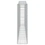 Cestas gaviones 10 uds forma de arco hierro 400x30x120/140 cm de vidaXL, Maceteros y jardineras - Ref: Foro24-3145847, Precio...