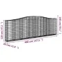 Cestas gaviones 10 uds forma de arco hierro 400x30x120/140 cm de vidaXL, Maceteros y jardineras - Ref: Foro24-3145847, Precio...