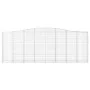 Cestas gaviones 7 uds forma de arco hierro 400x30x140/160 cm de vidaXL, Maceteros y jardineras - Ref: Foro24-3145857, Precio:...