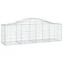 Cestas de gaviones 40 uds forma de arco hierro 200x50x60/80 cm de vidaXL, Maceteros y jardineras - Ref: Foro24-3145616, Preci...