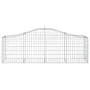 Cestas de gaviones 40 uds forma de arco hierro 200x50x60/80 cm de vidaXL, Maceteros y jardineras - Ref: Foro24-3145616, Preci...
