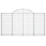 Cestas de gaviones 6 uds forma de arco hierro 200x30x100/120 cm de vidaXL, Maceteros y jardineras - Ref: Foro24-3146114, Prec...
