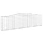 Cestas de gaviones 6 uds forma de arco hierro 400x30x100/120 cm de vidaXL, Maceteros y jardineras - Ref: Foro24-3145830, Prec...