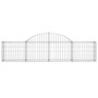 Cestas de gaviones 7 uds forma de arco hierro 200x30x40/60 cm de vidaXL, Maceteros y jardineras - Ref: Foro24-3146052, Precio...
