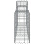 Cestas gaviones 2 uds forma de arco hierro 200x30x60/80 cm de vidaXL, Maceteros y jardineras - Ref: Foro24-3146068, Precio: 1...