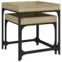 2 oak Sonoma plywood side tables by vidaXL, Coffee table - Ref: Foro24-823283, Price: 52,59 €, Discount: %