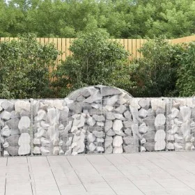 Cestas de gaviones 50 uds forma de arco hierro 200x30x80/100 cm de vidaXL, Maceteros y jardineras - Ref: Foro24-3146108, Prec...