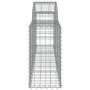 Cestas de gaviones 5 uds forma de arco hierro 200x30x60/80 cm de vidaXL, Maceteros y jardineras - Ref: Foro24-3146071, Precio...