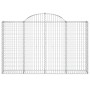 Cestas de gaviones 5 uds forma de arco hierro 200x30x120/140 cm de vidaXL, Maceteros y jardineras - Ref: Foro24-3146134, Prec...