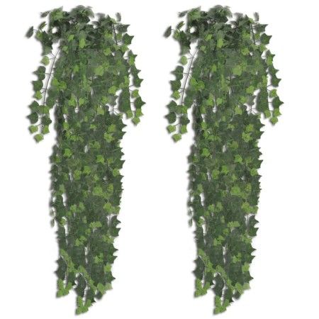Planta artificial hiedra 2 unidades 90 cm de vidaXL, Flora artificial - Ref: Foro24-241366, Precio: 17,07 €, Descuento: %