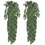 Planta artificial hiedra 2 unidades 90 cm de vidaXL, Flora artificial - Ref: Foro24-241366, Precio: 17,07 €, Descuento: %