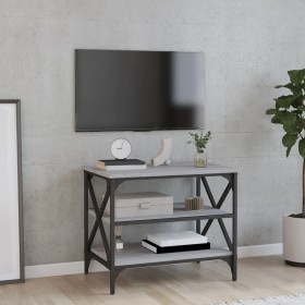Mueble de TV madera contrachapada gris Sonoma 60x40x50 cm de vidaXL, Mesas auxiliares - Ref: Foro24-825785, Precio: 49,31 €, ...