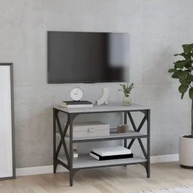 Mueble de TV madera contrachapada gris Sonoma 60x40x50 cm de vidaXL, Mesas auxiliares - Ref: Foro24-825785, Precio: 48,71 €, ...