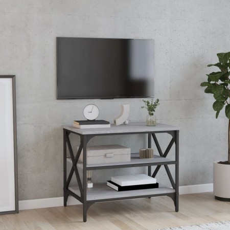 Mueble de TV madera contrachapada gris Sonoma 60x40x50 cm de vidaXL, Mesas auxiliares - Ref: Foro24-825785, Precio: 49,31 €, ...