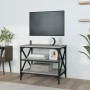 Mueble de TV madera contrachapada gris Sonoma 60x40x50 cm de vidaXL, Mesas auxiliares - Ref: Foro24-825785, Precio: 49,31 €, ...