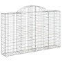 Cestas gaviones 10 uds forma de arco hierro 200x30x120/140 cm de vidaXL, Maceteros y jardineras - Ref: Foro24-3146139, Precio...