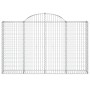 Cestas gaviones 10 uds forma de arco hierro 200x30x120/140 cm de vidaXL, Maceteros y jardineras - Ref: Foro24-3146139, Precio...
