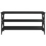Mueble para TV madera contrachapada negro 100x40x50 cm de vidaXL, Mesas auxiliares - Ref: Foro24-825792, Precio: 64,67 €, Des...