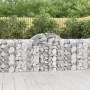 Cestas de gaviones 4 uds forma de arco hierro 200x30x100/120 cm de vidaXL, Maceteros y jardineras - Ref: Foro24-3146112, Prec...